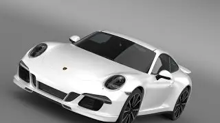 3D Model Porsche 911 Carrera 4s AerokitCup - 3D Model at 3DExport.com