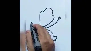 Draw Easy Cute Olaf Cartoon character of Frozen/#inshort #viral #easy #cute #olaf #cartoon#character