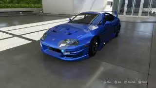 Forza 6 - Toyota 1998 Supra Drift tune for AWD Drift Setup
