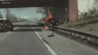 Newburgh HeightsPolice release video after 2 teens killed in I-77 crash involving stolen vehicle