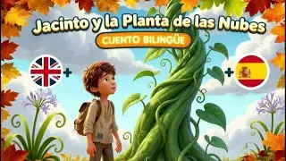 Jacinto y la Planta de las Nubes | Cuento Infantil para dormir - Cuento Bilingüe Ingles Español
