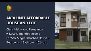 ARIA UNIT AFFORDABLE HOUSE AND LOT