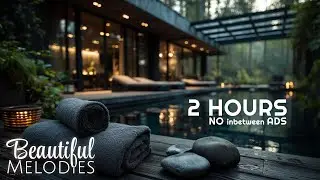 🌊🎶 2 Hours of Peaceful Water Sounds & Music | Tranquil Ambience for Study & Deep Relaxation