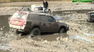 Jeep Grand Cherokee...and mud, lots of mud..