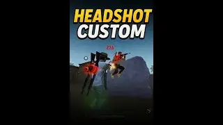 🔥 Free Fire Custom Room | Red Number Headshot Montage!
