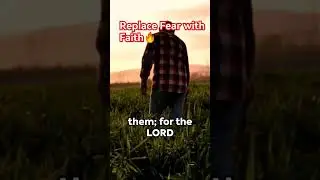 Replace fear with faith-Victorious living  #faith #jesus #amen