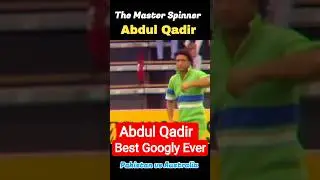 Googly That Stunned Batter, Brilliant from Abdul Qadir #cricketshorts