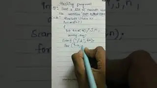 Sort a list of elements using the insertion "SORT ALGORITHM" SUBSCRIBE for more @easyeduwithme4490