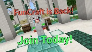 Guys FunCraft Is Back! Join Today! :-) (FunCraft S2 Ep.1)