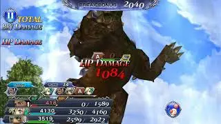 Dissidia Final Fantasy Opera Omnia lvl 40 Co-op battle
