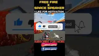 FREE FIRE x SPACE SPEAKER | FREE FIRE NEW COLLABORATION | FREE FIRE NEW EVENT #shorts