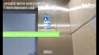 FAST Nidec Traction Elevators with voiceovers at Apartment Rajawali Edelweiss, Jakarta