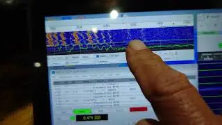 Receive off of wideband East West mag loop at kiwisdr site Flores Azores 