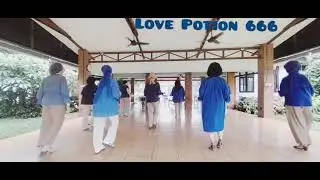 Love Potion 666 Line Dance Demo Happy Dance