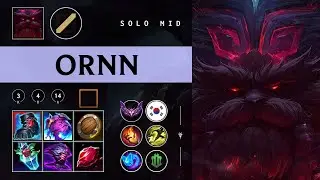 Ornn Mid vs Twisted Fate - KR Master Patch 26.02