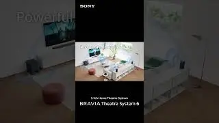 Sony Theatre System 6 I Experience Cinematic Sound, Now at Home