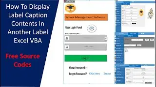 How To Display Label Caption Contents in Another Label