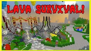 Minecraft - Lava Survival with Gamer Chad, RadioJH Auto and Instagram Fans