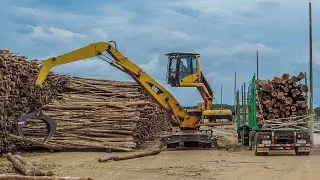 Log Loader CAT M322 - Carregador Florestal