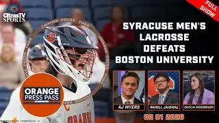 Orange Press Pass | Boston University Men's Lacrosse | February 1st, 2026