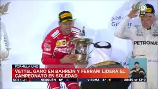 TV P&uacute;blica Noticias - Vettel gan&oacute; en Bahrein y Ferrari lidera la F&oacute;rmula 1