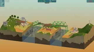 Poly Bridge Walkthrough - Ancient Ruins - Skipper
