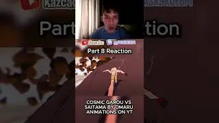 OH MY GOD... Cosmic Garou vs Saitama (Fan Animation By @Omaru_DarK) PART 8 REACTION