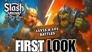 SLASH ARENA PVP BATTLE ROYAL GAMEPLAY НОВАЯ MOBA-ИГРА ДЛЯ МОБИЛЬНЫХ УСТРОЙСТВ