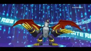 Digimon New Century - Imperialdramon Dragon Mode and Griffomon line Digivolution & skills 数码宝贝新世纪