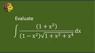 Solving indefinite integrals using substitution (IC-AMA-JEE Mains & Advance -E11)