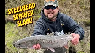 Winter Steelhead Spinner Fishing #situkriver #spinnerfishing