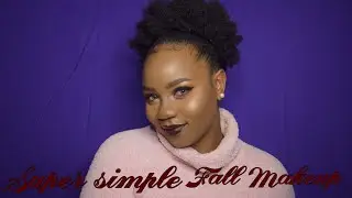 Super Easy Maroon Fall Makeup | JayyPinkk 🍂