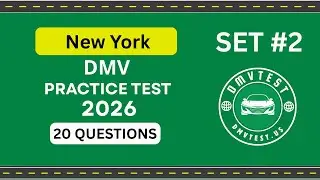 New York DMV Practice Test 2026 | 20 REAL TEST QUESTIONS SET #2 | DMV Driving Test | DMV Test 2026