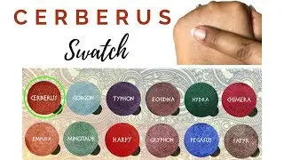 Swatch of Cerberus | RPX Greek Monsters & Beasts | Makeup With Rising Phoenix