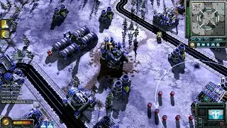 RA3 Uprising 2V2 Allies Vs Hard Soviets on Map Quad Damage.