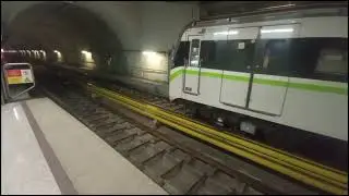 Athens Metro 2025 Arriving And Departing 3rd Generation Helliniko Station line 2