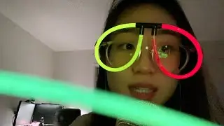 ASMR Glowstick lightsaber mouthsounds