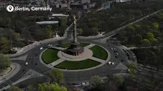 A 10-minute drone flyover across a virtually empty Europe during lockdown