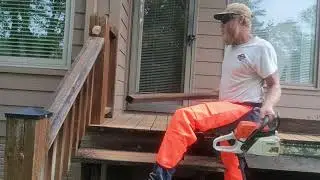 Deck Demolition with a Chainsaw???