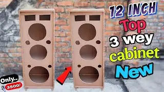 12&rdquo; Speaker Cabinet Making 🔊 | Powerful Bass Box Design (DIY)
