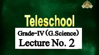 Teleschool PTV Grade-IV G.Science (Lecture No.2) Human Major Body Parts and Their Functions