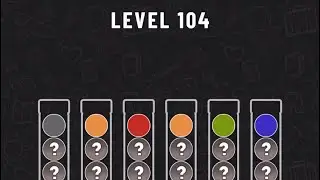 Ball Sort Puzzle Level 104 #ballsortpuzzle #ballsortpuzzlegameplay #puzzlegame #mobilegames