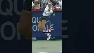UNREAL from Muchova 👏 #Tennis #trickshots #WTA #OBN25