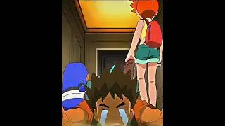 Misty & Croagunk stop Brock from flirting 🤣 #shorts #pokemon #short #funny