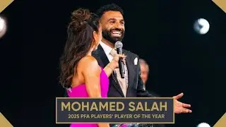 🔥 Mohamed Salah Makes History | Wins Record-Breaking 3rd PFA  Player of the Year Award #ynwa 