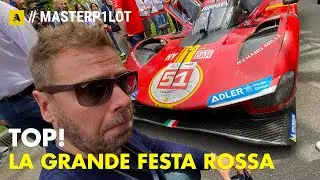 Il BAGNO DI FOLLA per le Ferrari 499P di Le Mans a Maranello...💥🔥❤️