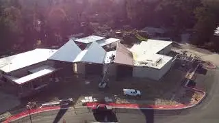 Dow Gardens New Entrance Drone Views of Construction. Midland, MI 11-14-25  More Dow Gardens Below!
