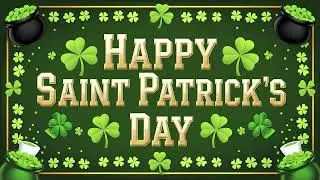 🌈 Saint Patrick&rsquo;s Day Celebration Backdrop 🍀 TV ART 🍀 Festive TV Art with Shamrocks & Gold 🎉 4K