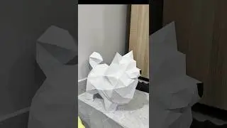 Thử l&agrave;m m&ocirc; h&igrave;nh giấy 3d bằng c&aacute;ch in v&agrave; gấp theo đường c&oacute; sẵn | B&ograve; Cutie #papercraft #reels