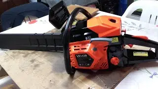 Rodage et retour sur utilisation r&eacute;glage tron&ccedil;onneuse vevor 62 cm3